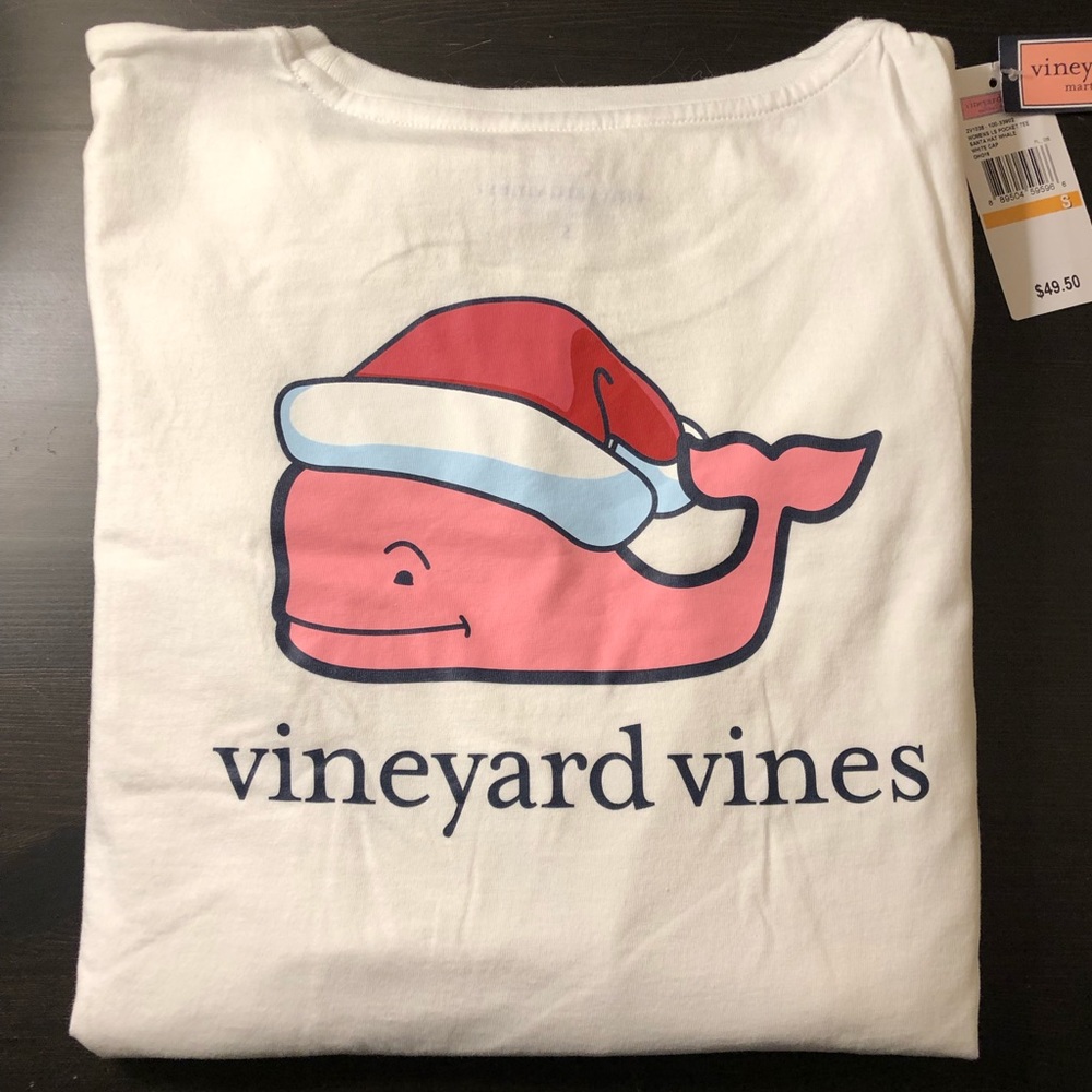 NWT Vineyard Vines Christmas Women’s LS Tee- Multiple Sizes